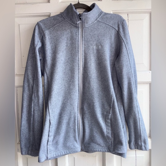 Magellan Outdoors women’s Light Gray Fleece Jacket - Picture 1 of 6